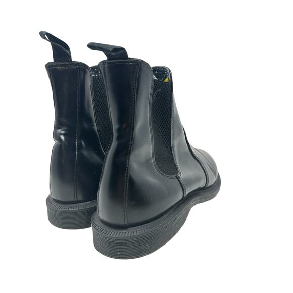 Dr. Martens Flora Chelsea Boots Pull-On Leather Polished Black‎ Size US 9 - Picture 7 of 13